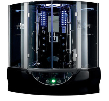 Maya Bath Valencia-Black Steam Shower Steam Shower Maya Bath